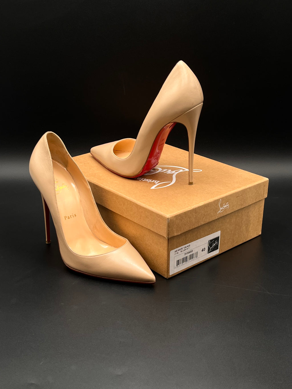 Christian Louboutin SO KATE 120 MM HEELS (with BOX)