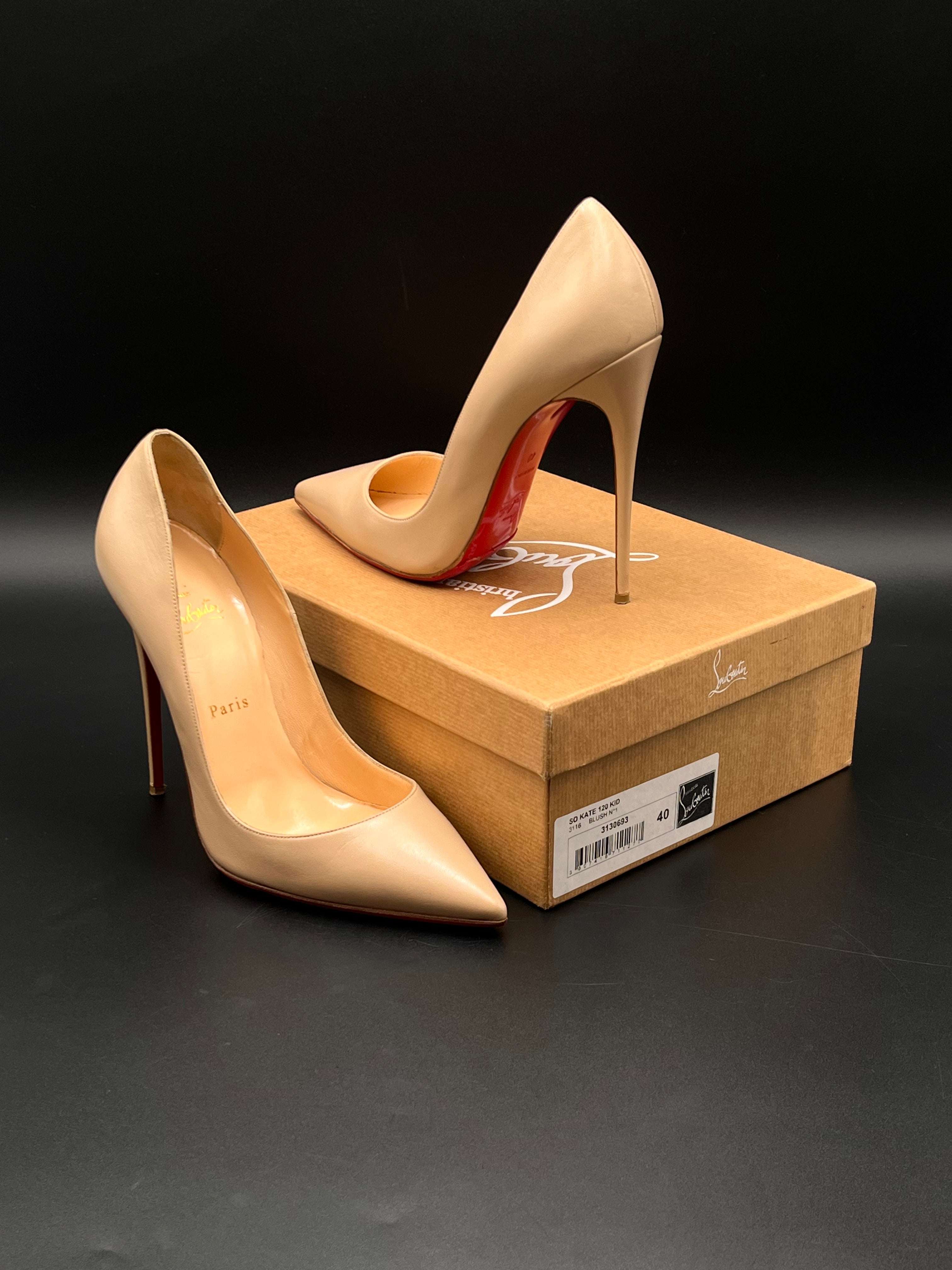 Christian Louboutin SO KATE 120 MM HEELS (with BOX)