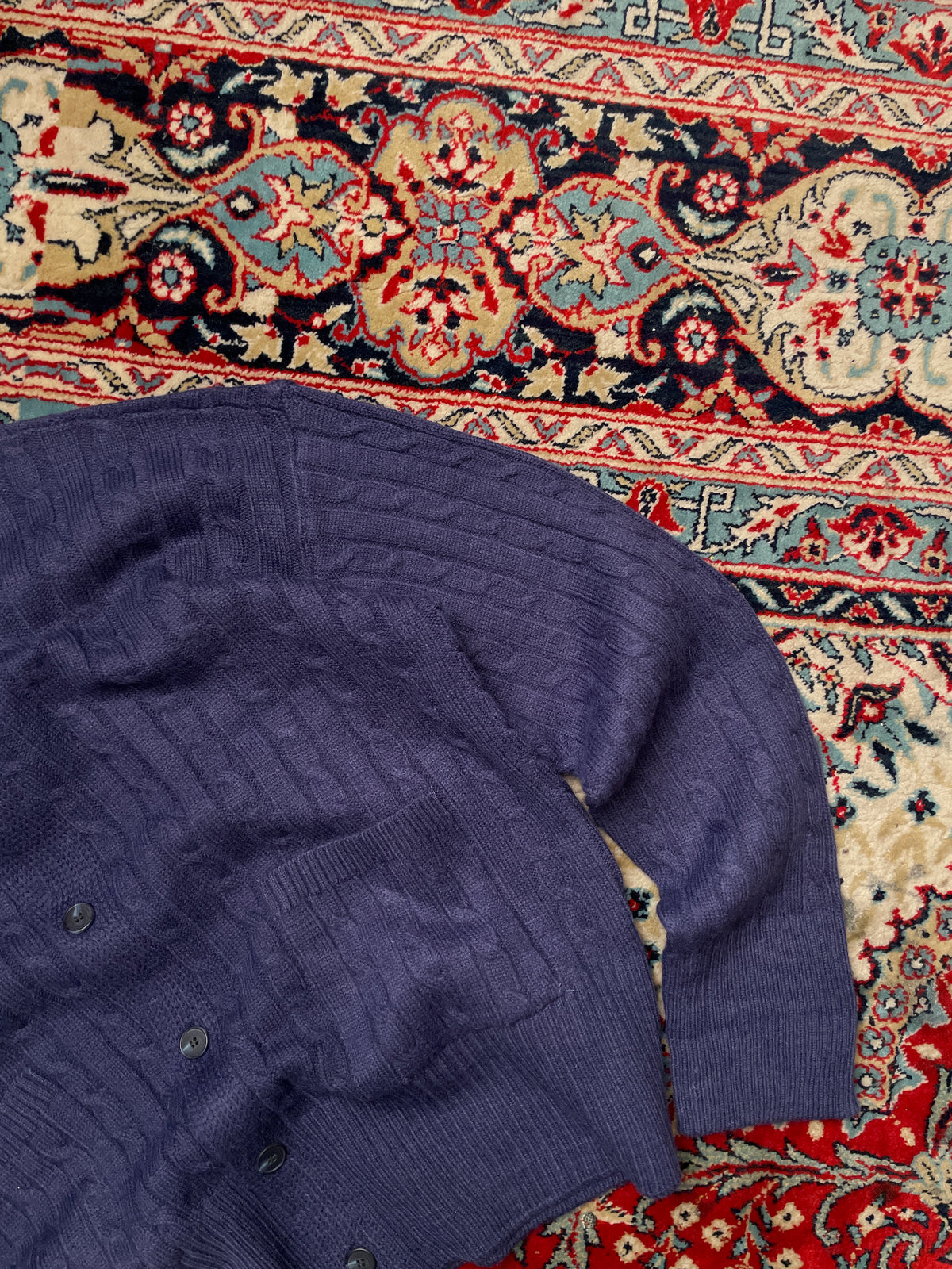 Blondnine Navy Cardigan Sweater