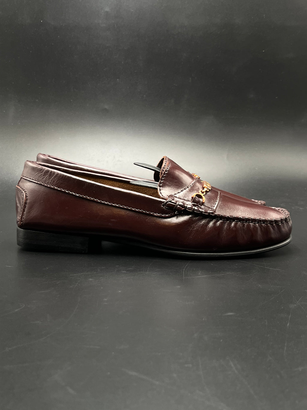 MR CAT WOMEN LEATHER BIT LOAFER BROWN BENCH MADE SHOES