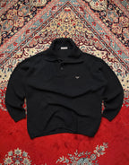 Emporio Armani High Neck Button Collar Ribbed Knit Sweater - L