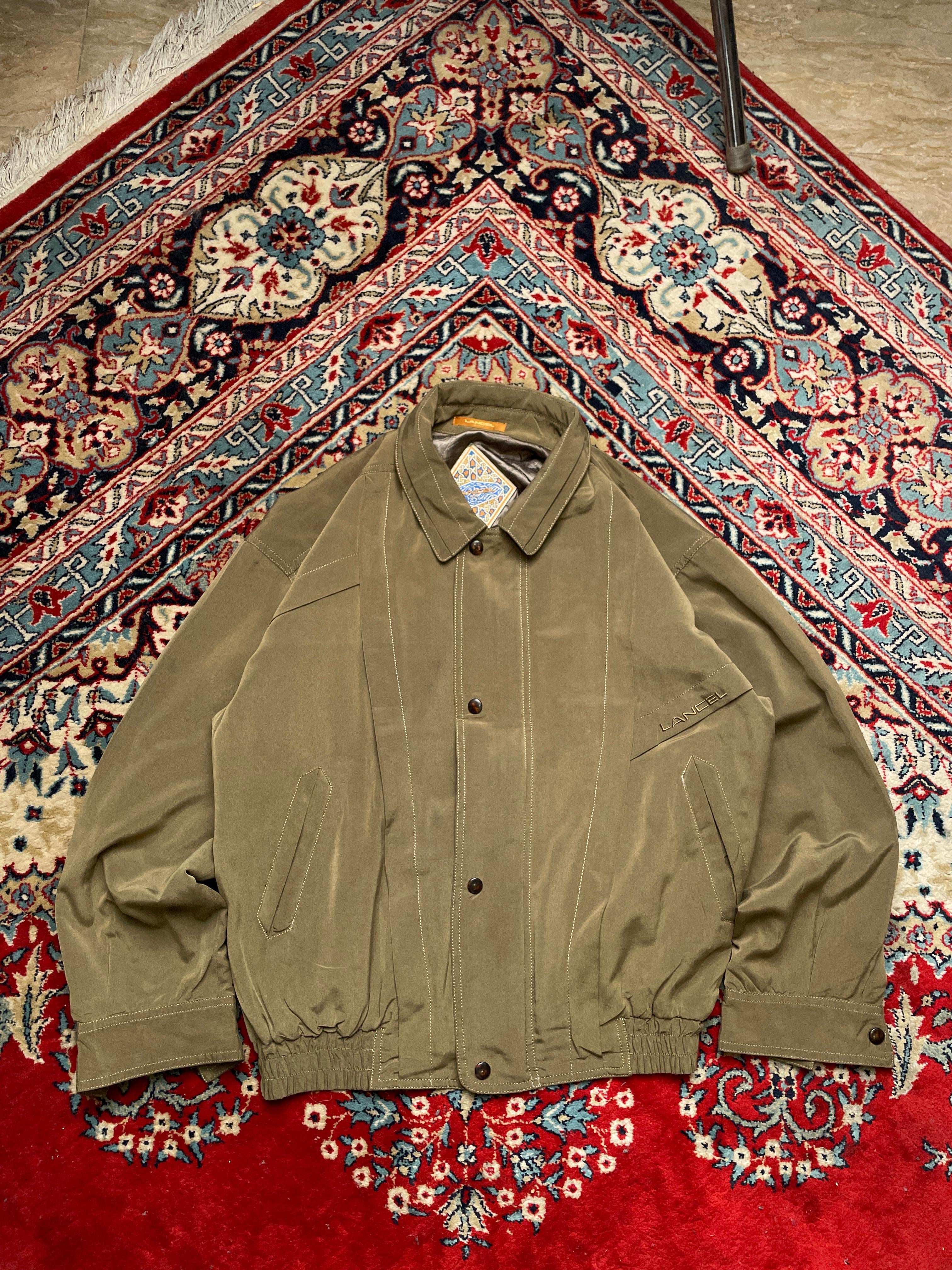 Lancel Paris RELAXED CROPPED FIT BOMBER JACKET