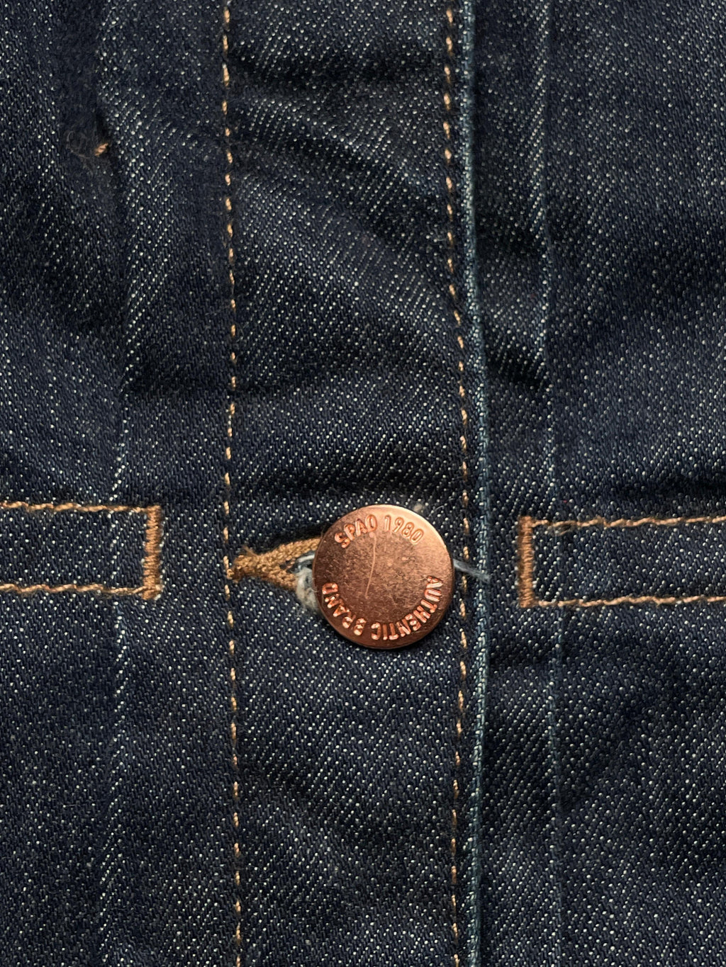 Vintage Indigo Spao Denim Jacket