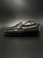 Thom McAn Black Leather Penny Loafers