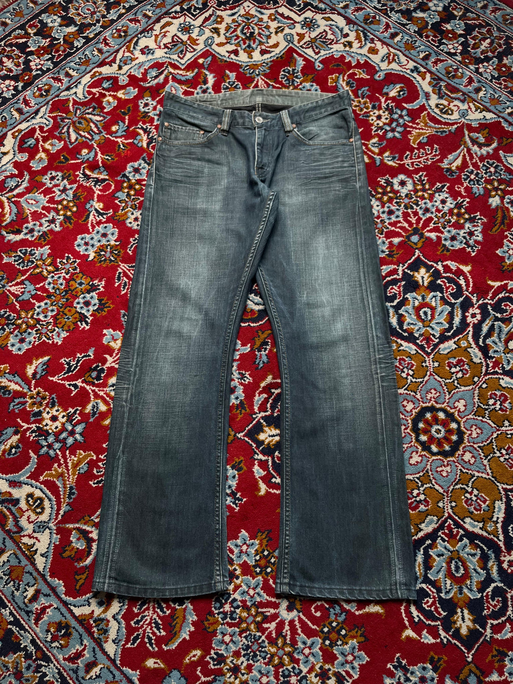 Vintage Mustang Dark WashED Bootcut Jeans - 32
