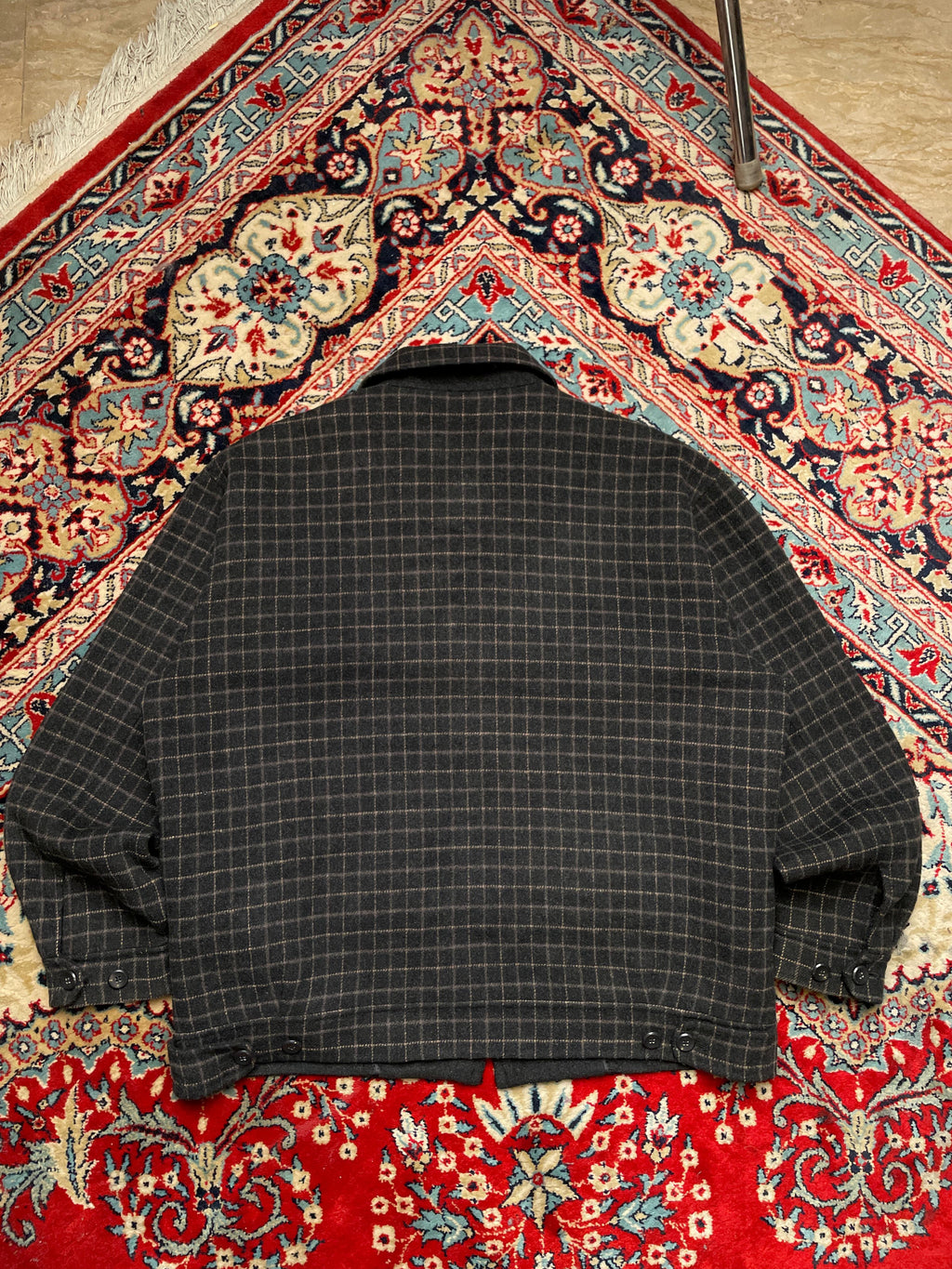 Jackpot Relaxed cropped fit wool jacket