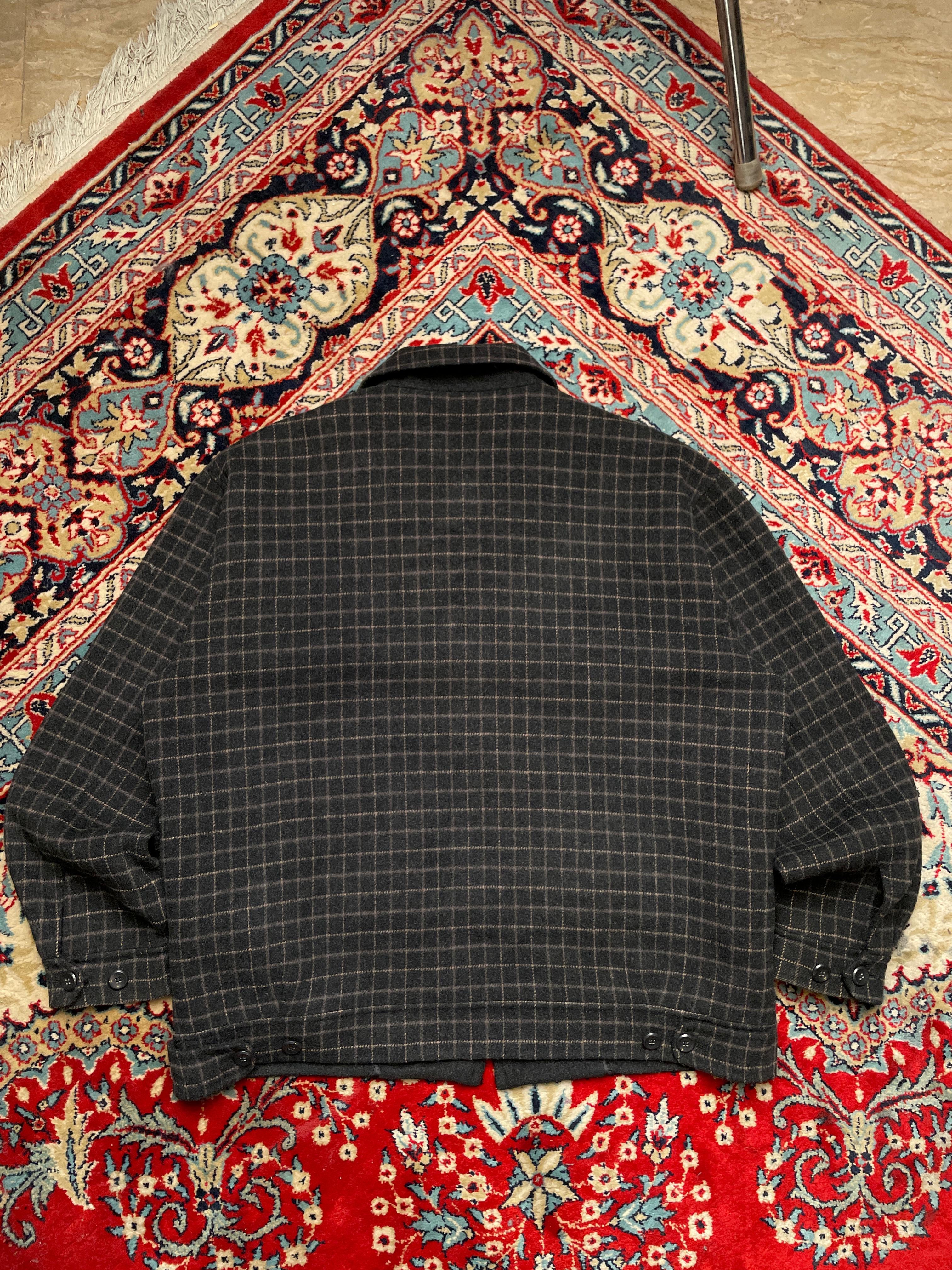 Jackpot Relaxed cropped fit wool jacket