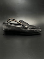 Thom McAn Black Leather Penny Loafers