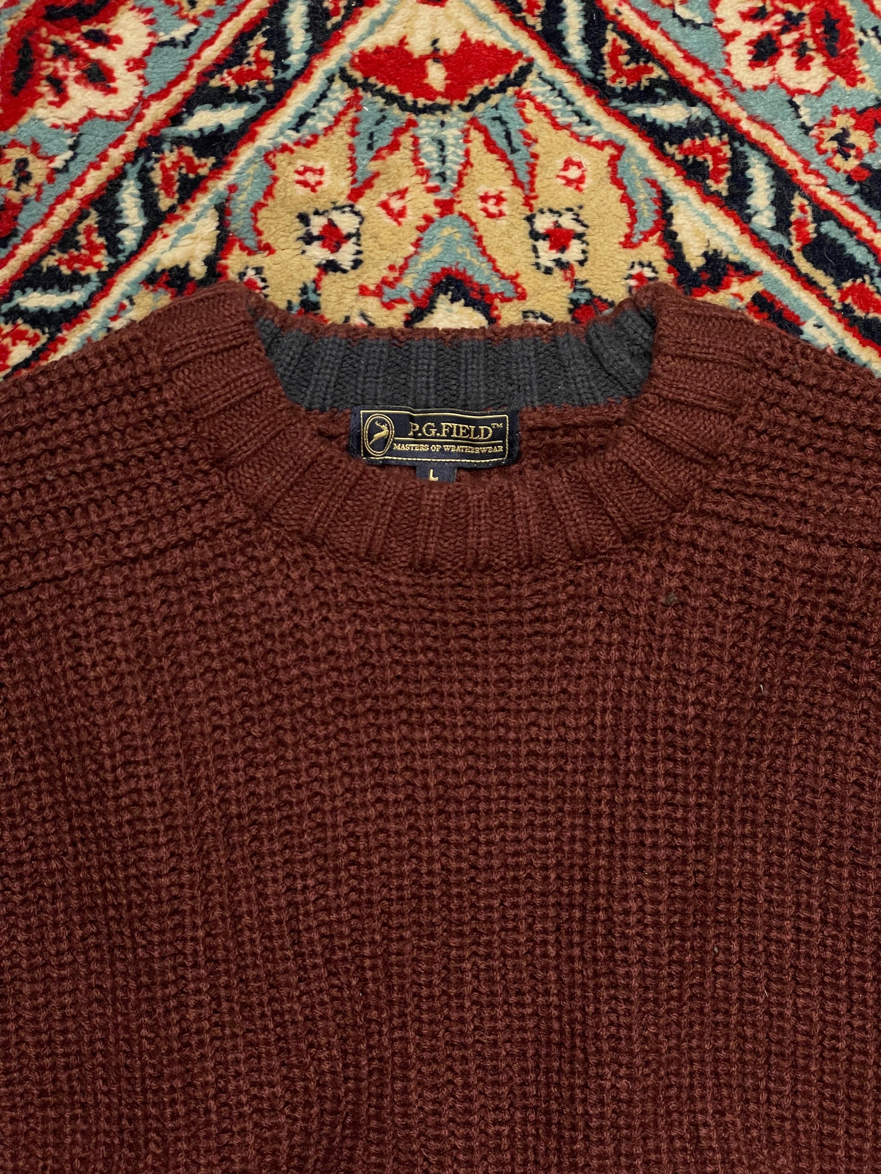 PG field REGULAR FIT WOOL SWEATER