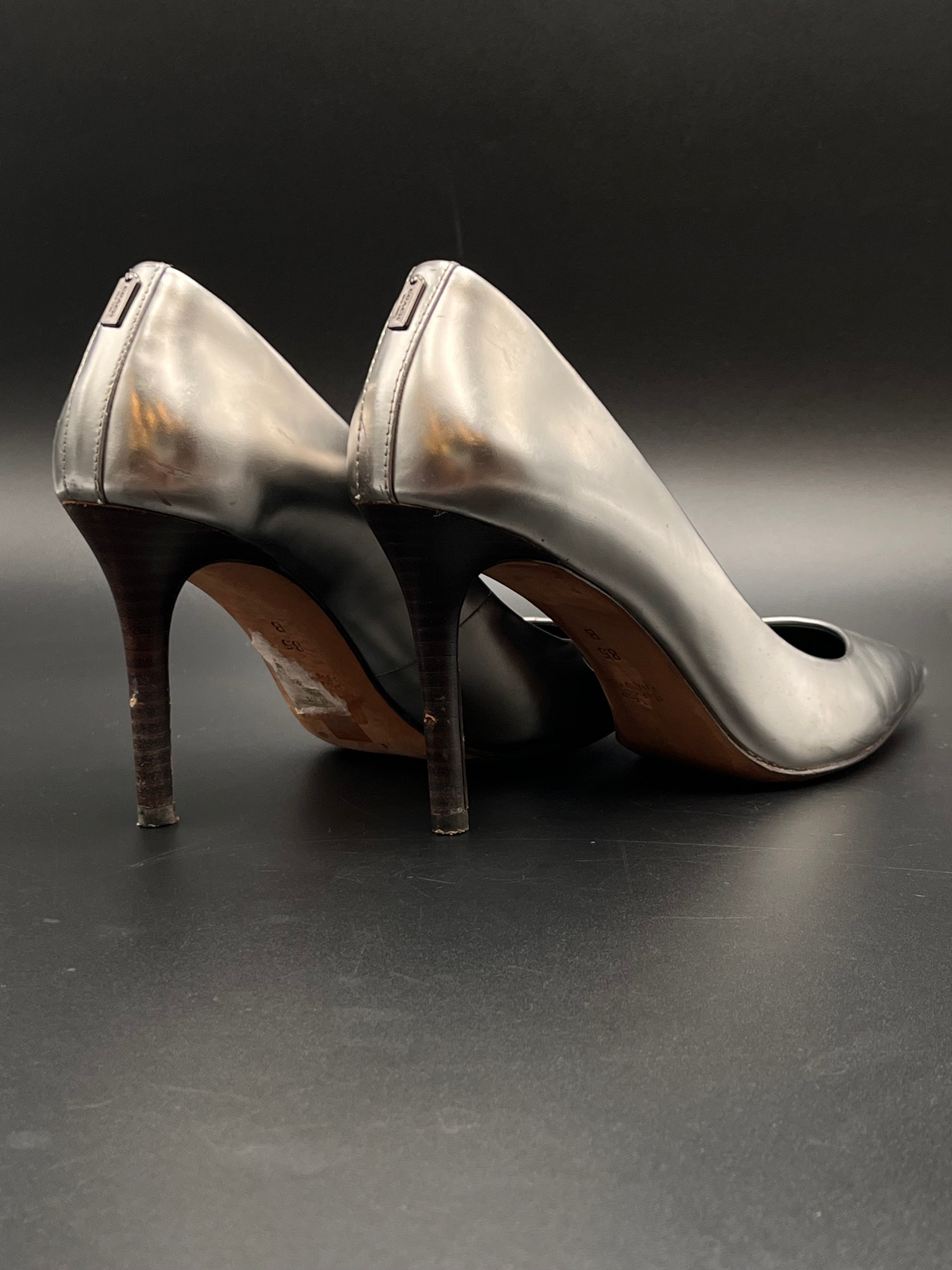 Coach Gunmetal Gray 80mm Heels