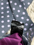 MARKS N SPENCER ITALIAN MADE LUXURY PURE SILK POLKA DOT TIE