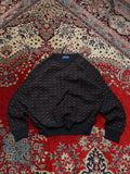 TOWNCRAFT VINTAGE TEXTURED WOOL SWEATER