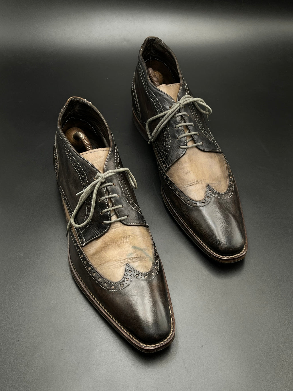 Giorgio Brutini Two Tone Wingtip Oxford Chelsea - 46