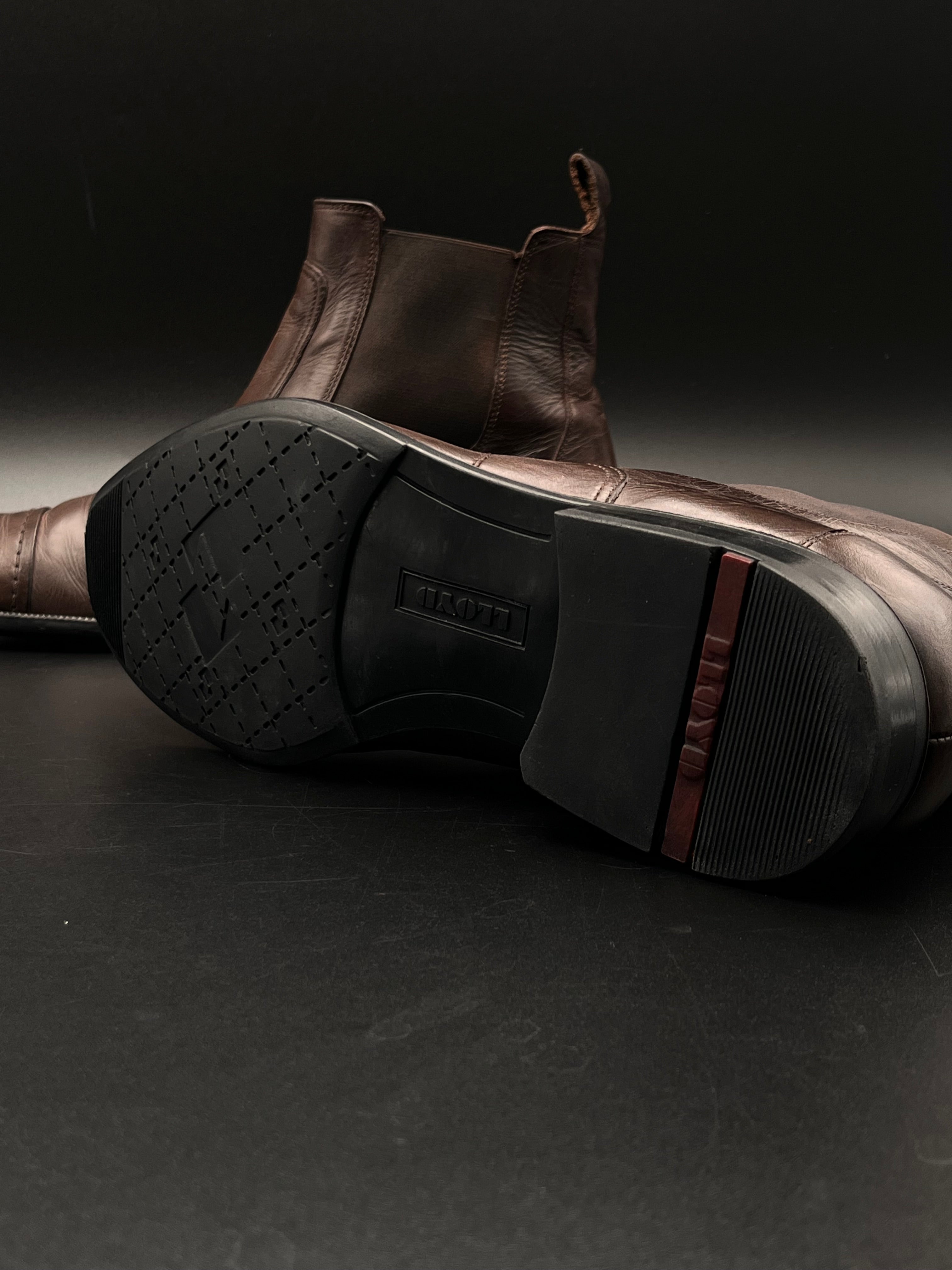 LLOYD BROWN LEATHER CHELSEA BOOTS