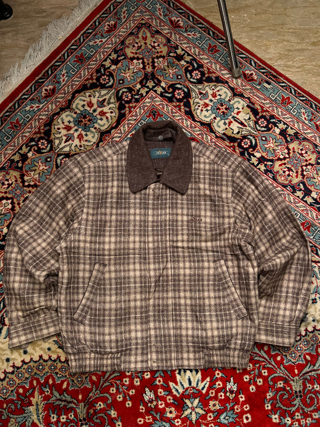 Indian WOOL RELAXED CROPPED FIT JACKET