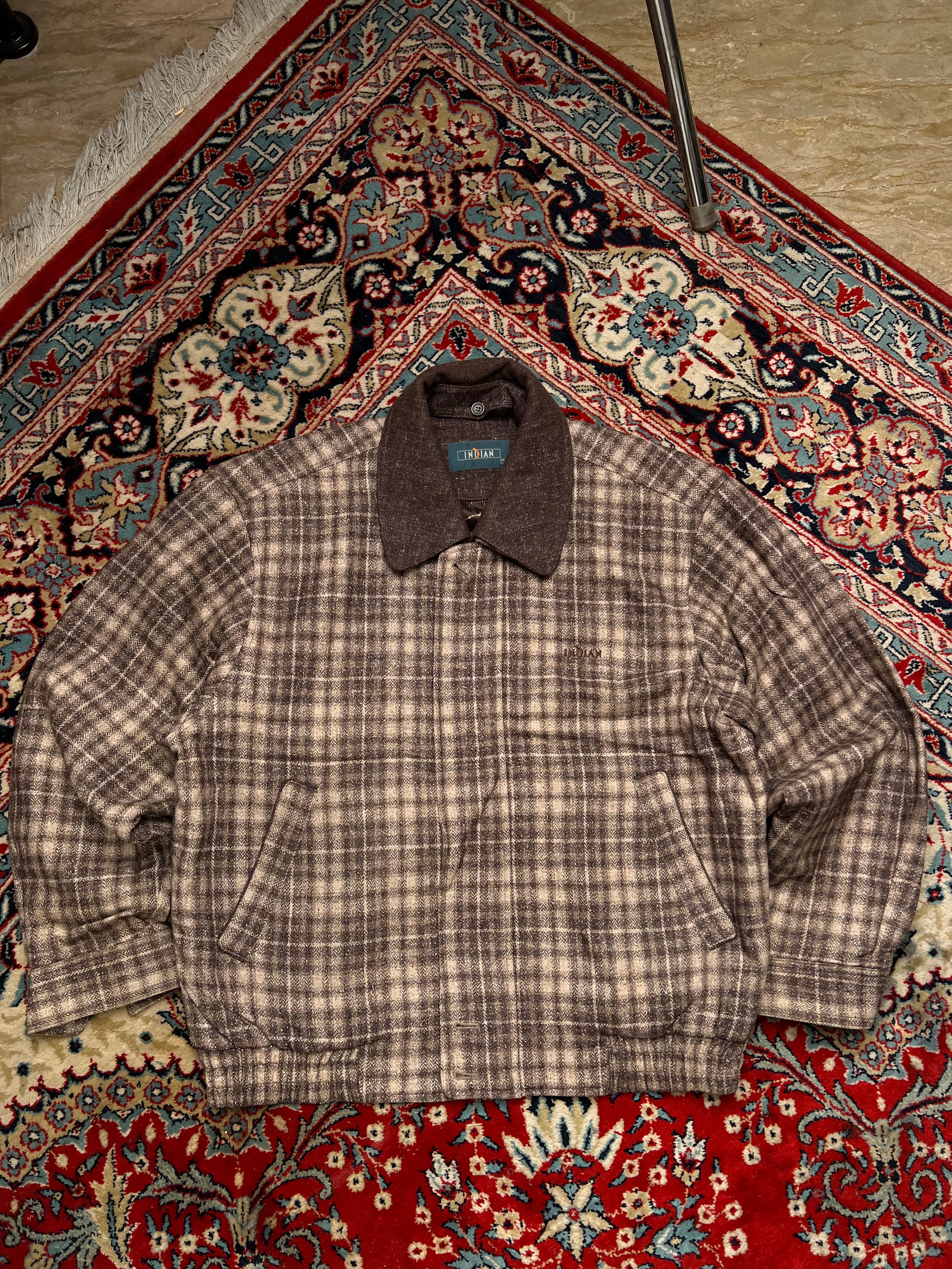 Indian WOOL RELAXED CROPPED FIT JACKET