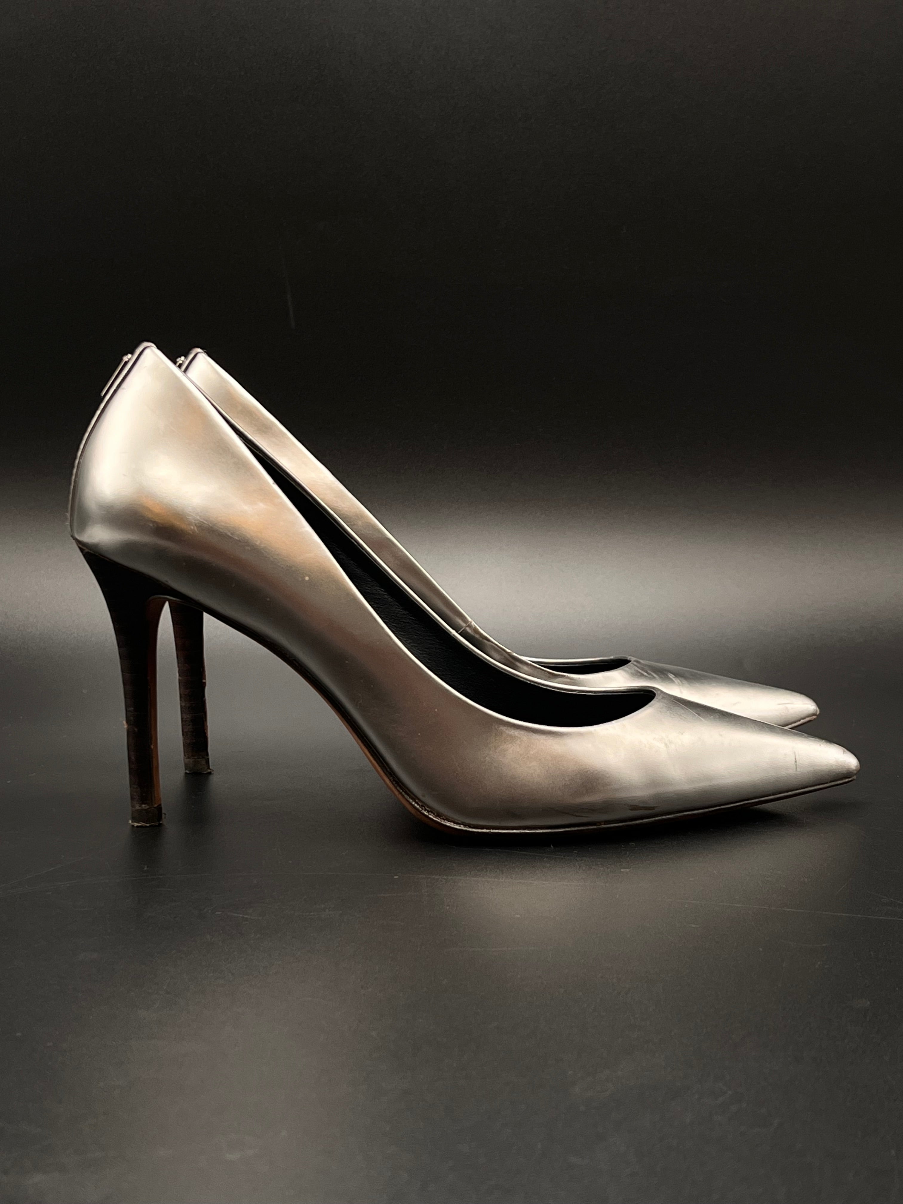 Coach Gunmetal Gray 80mm Heels