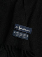 Vintage POLO RALPH LAUREN PURE LAMBSWOOL MUFFLER