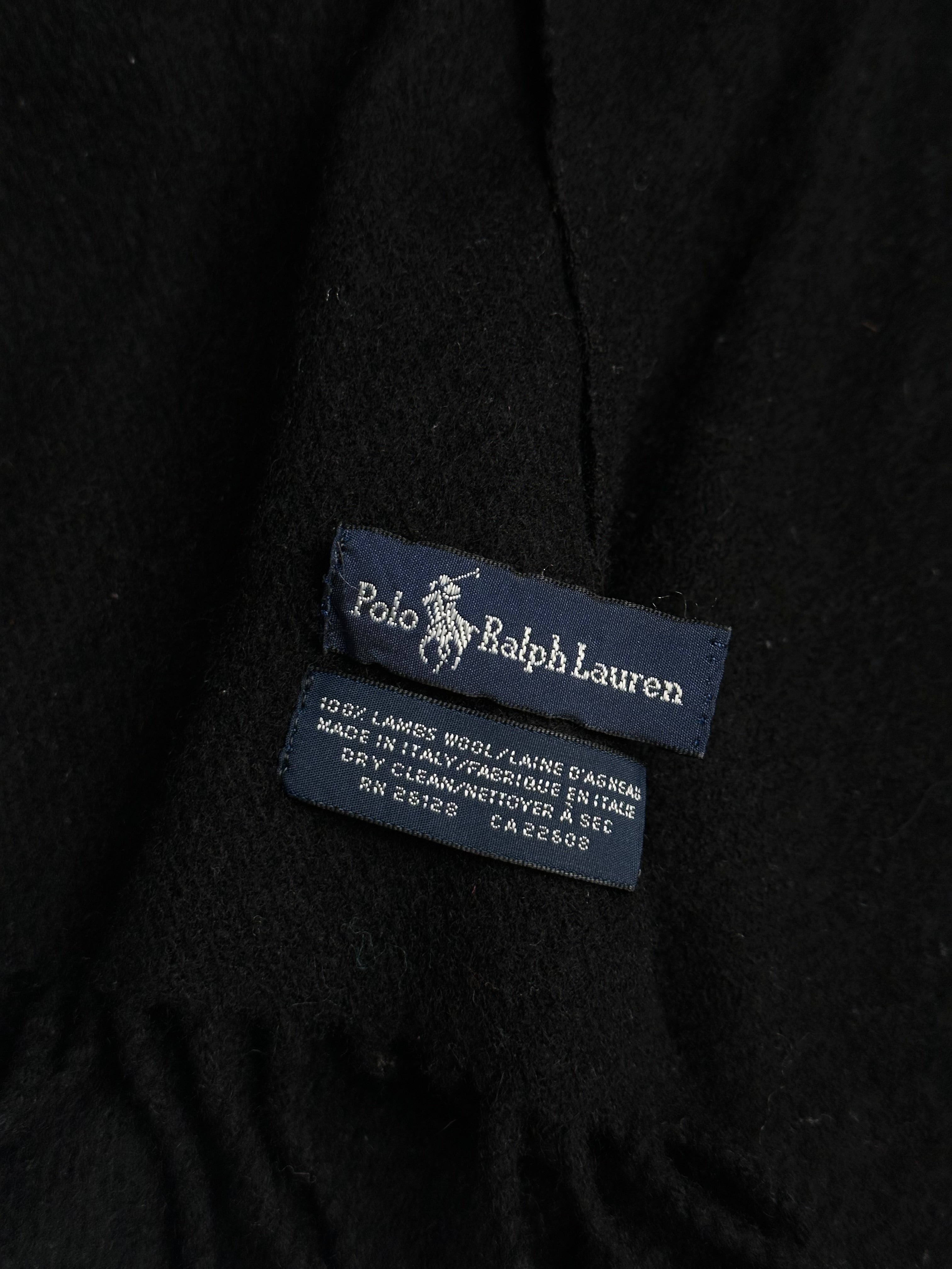 Vintage POLO RALPH LAUREN PURE LAMBSWOOL MUFFLER