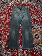 Vintage Mustang Dark WashED Bootcut Jeans - 32