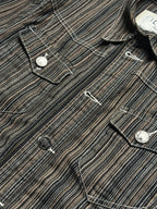IKCA SLIM FIT DENIM RACER JACKET