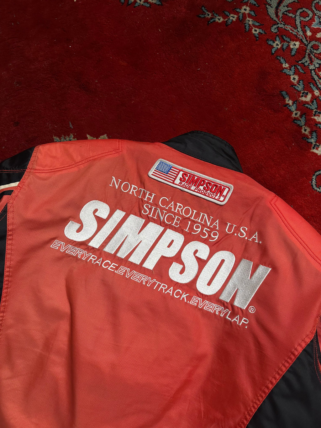 VINTAGE SIMPSONS RACING TEAM RIDERS JACKET