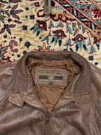 VINTAGE MEMBERS ONLY RELAXED LEATHER JACKET