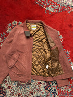 INTERMEZZO RELAXED SUEDE HARRINGTON JACKET - M