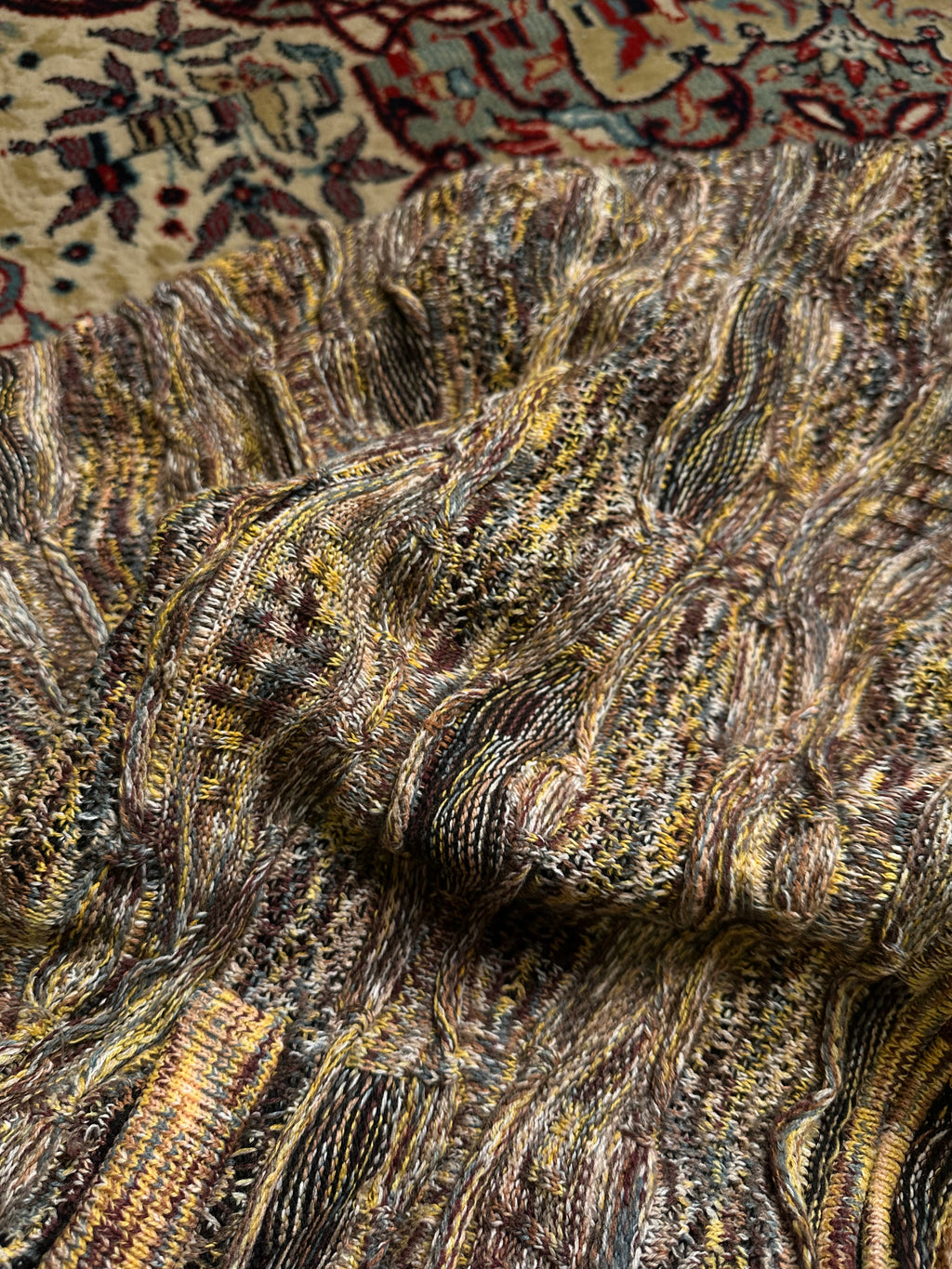 KNITPIA Textured Heavy Weight Fur Lining Sweater