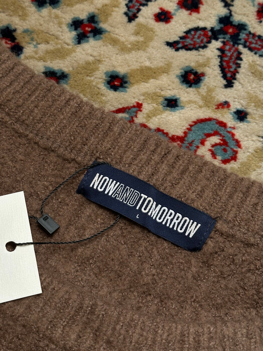 NOW AND TOMORROW RELAXED FIT SWEATER COTTON BLEND