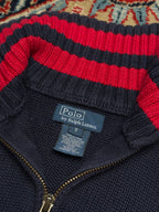 Polo ralph lauren vintage faded quarter zipper