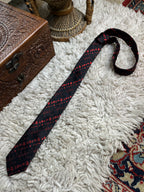 CEDARWOOD PRINTED PURE SILK TIE