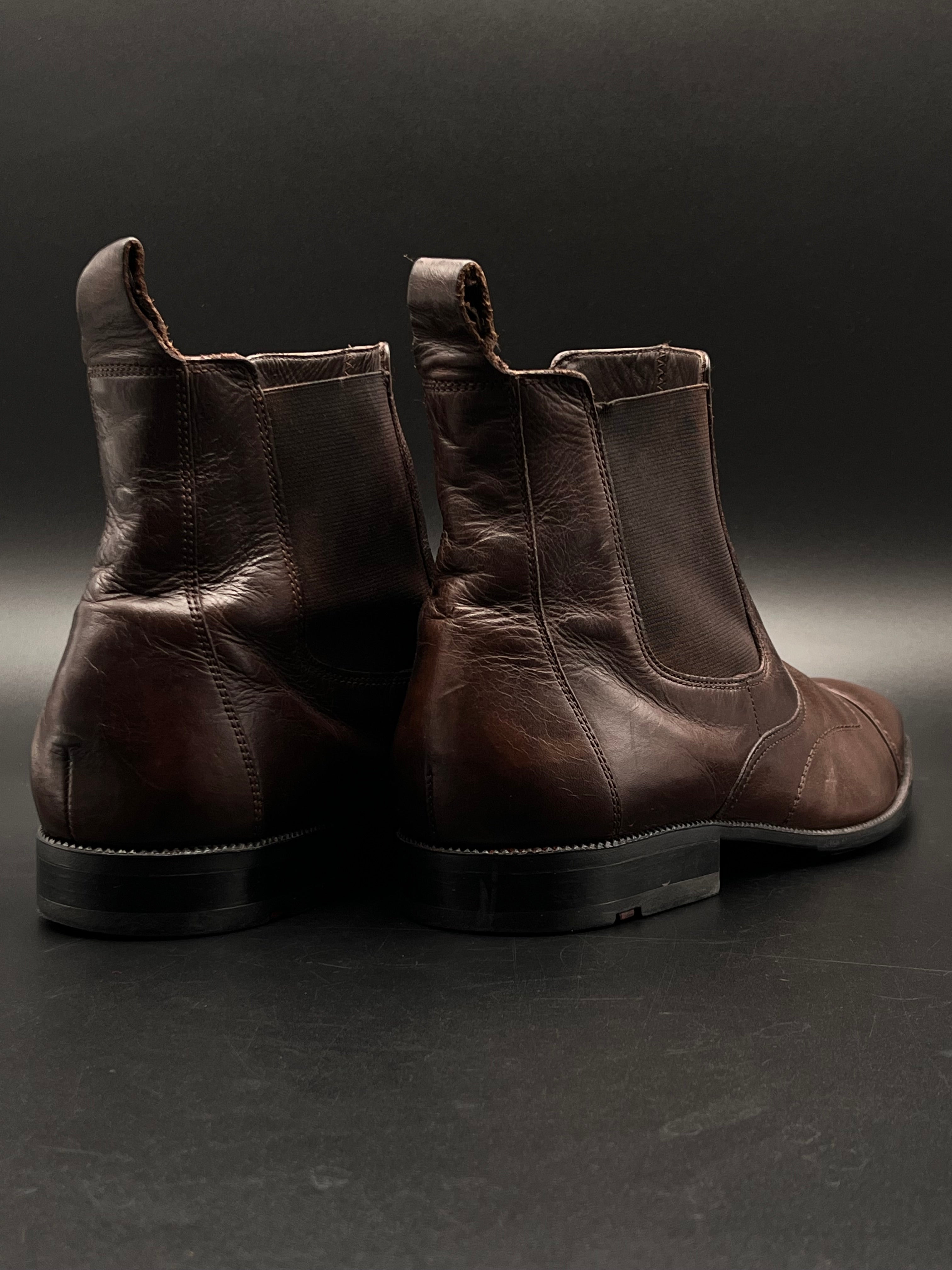 LLOYD BROWN LEATHER CHELSEA BOOTS