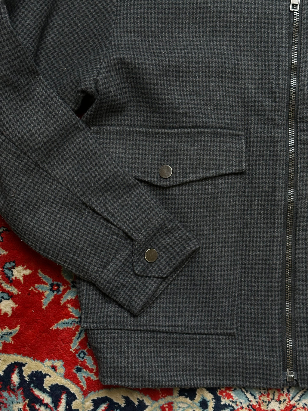 TOP NOTE TEXTURED WOOL JACKET