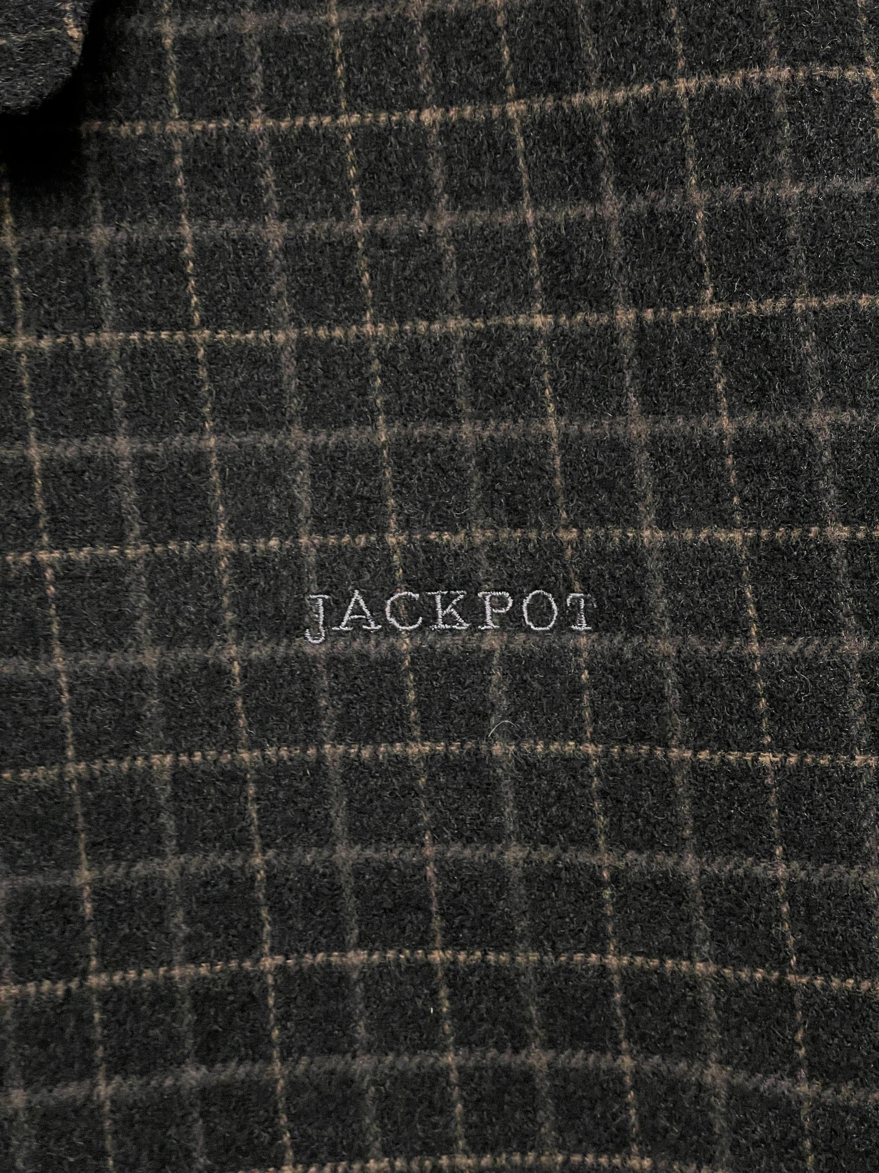 Jackpot Relaxed cropped fit wool jacket