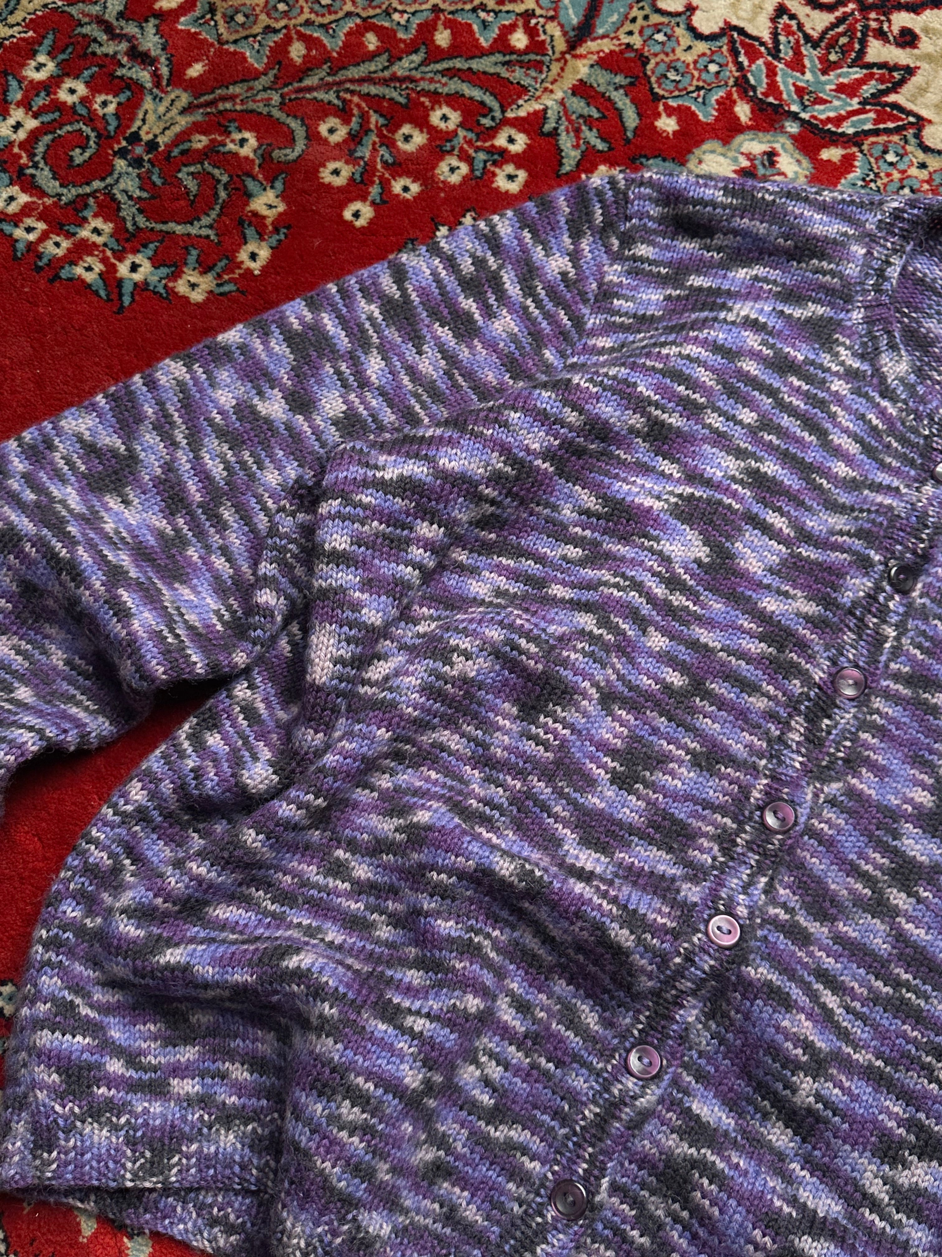 VINTAGE RELAXED FIT WOOL CARDIGAN