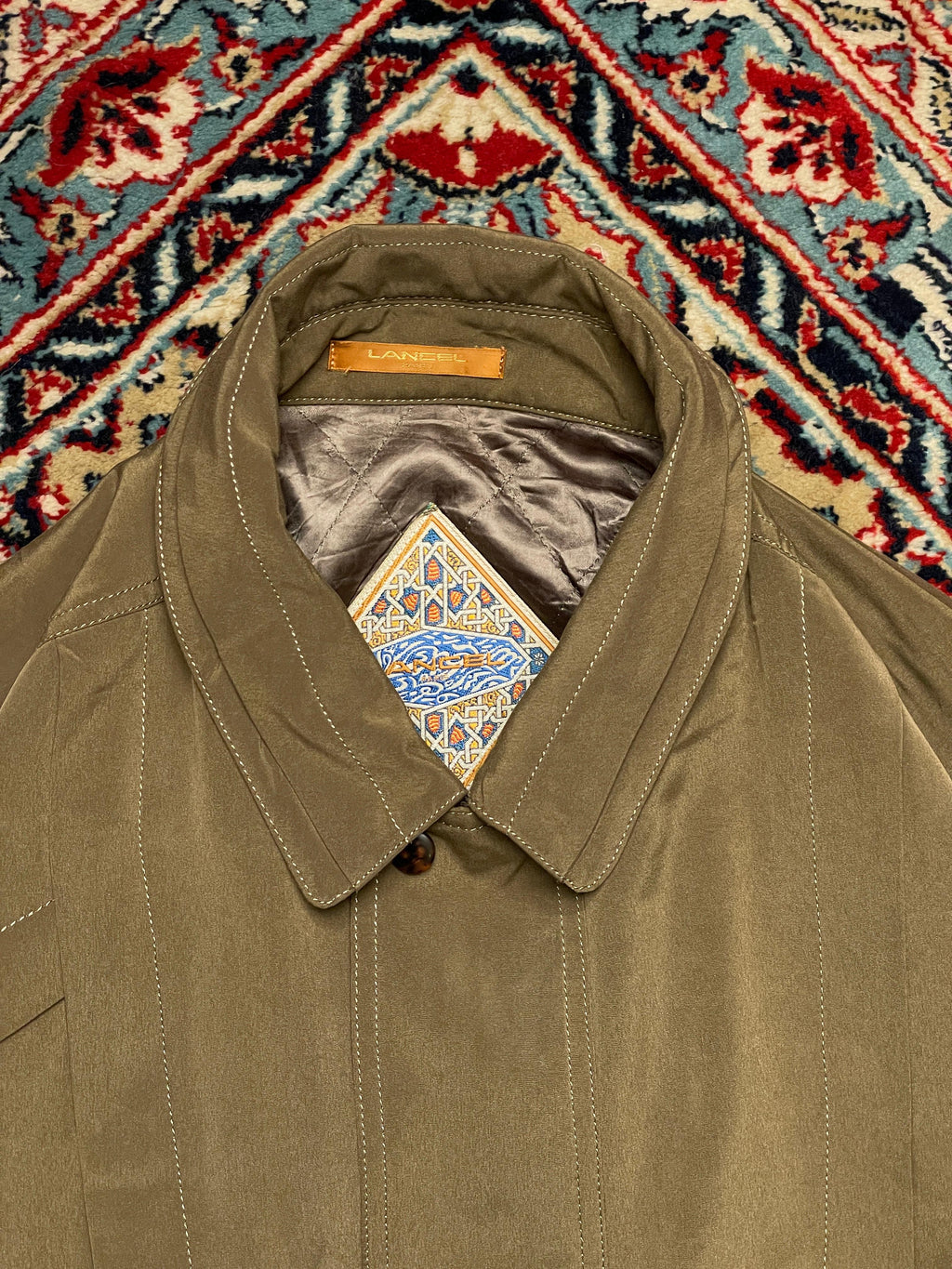 Lancel Paris RELAXED CROPPED FIT BOMBER JACKET