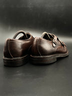 suit supply Double Monk Italian Made Leather Shoes - 42.5