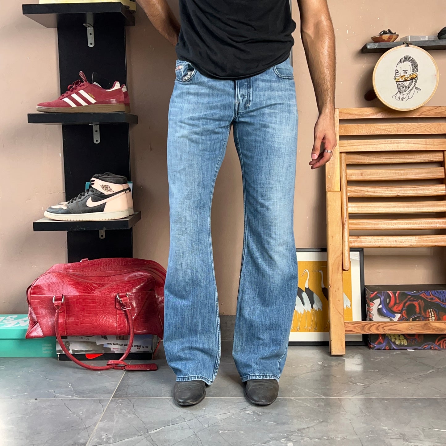 DIESEL Zathan Regular-BootCut Denim Pants