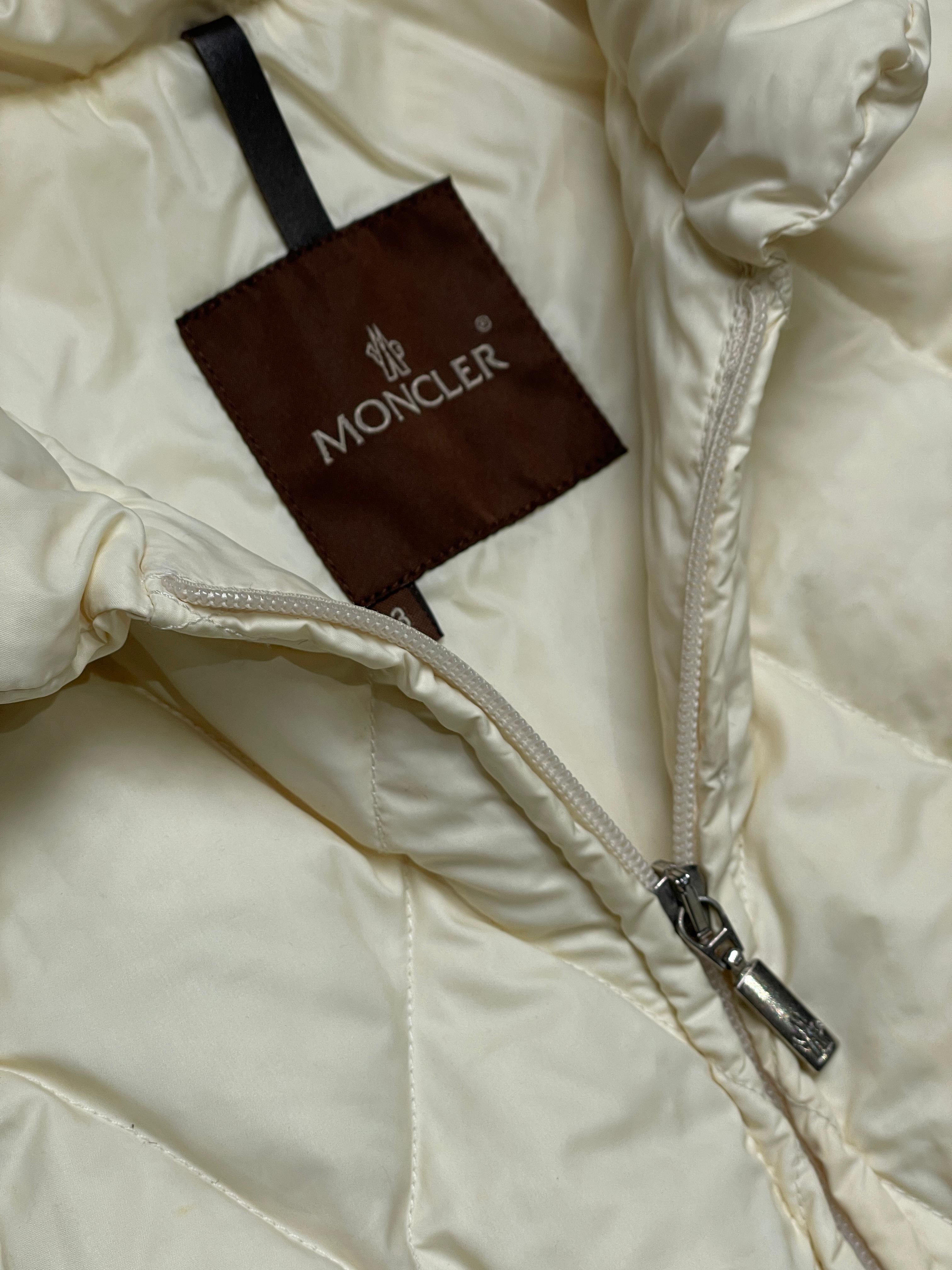 MONCLER VINTAGE CLASSE 3 BROWN LABEL QUILTED PUFFER JACKET