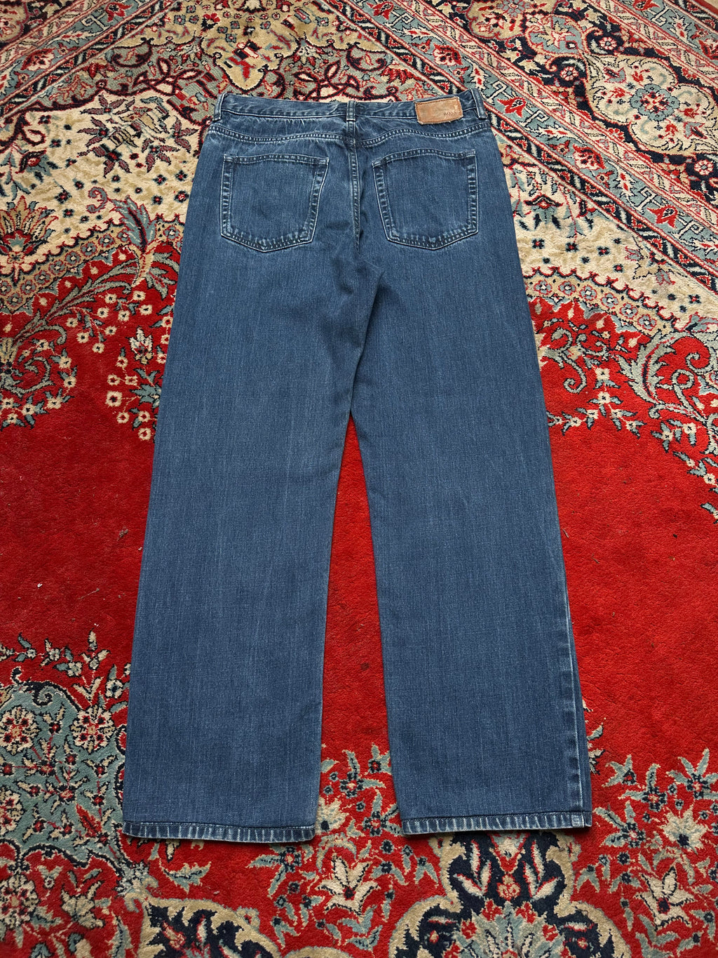 HUGO BOSS ALABAMA COMFORT FIT(STRAIGHT FIT) NON-STRETCH JEANS