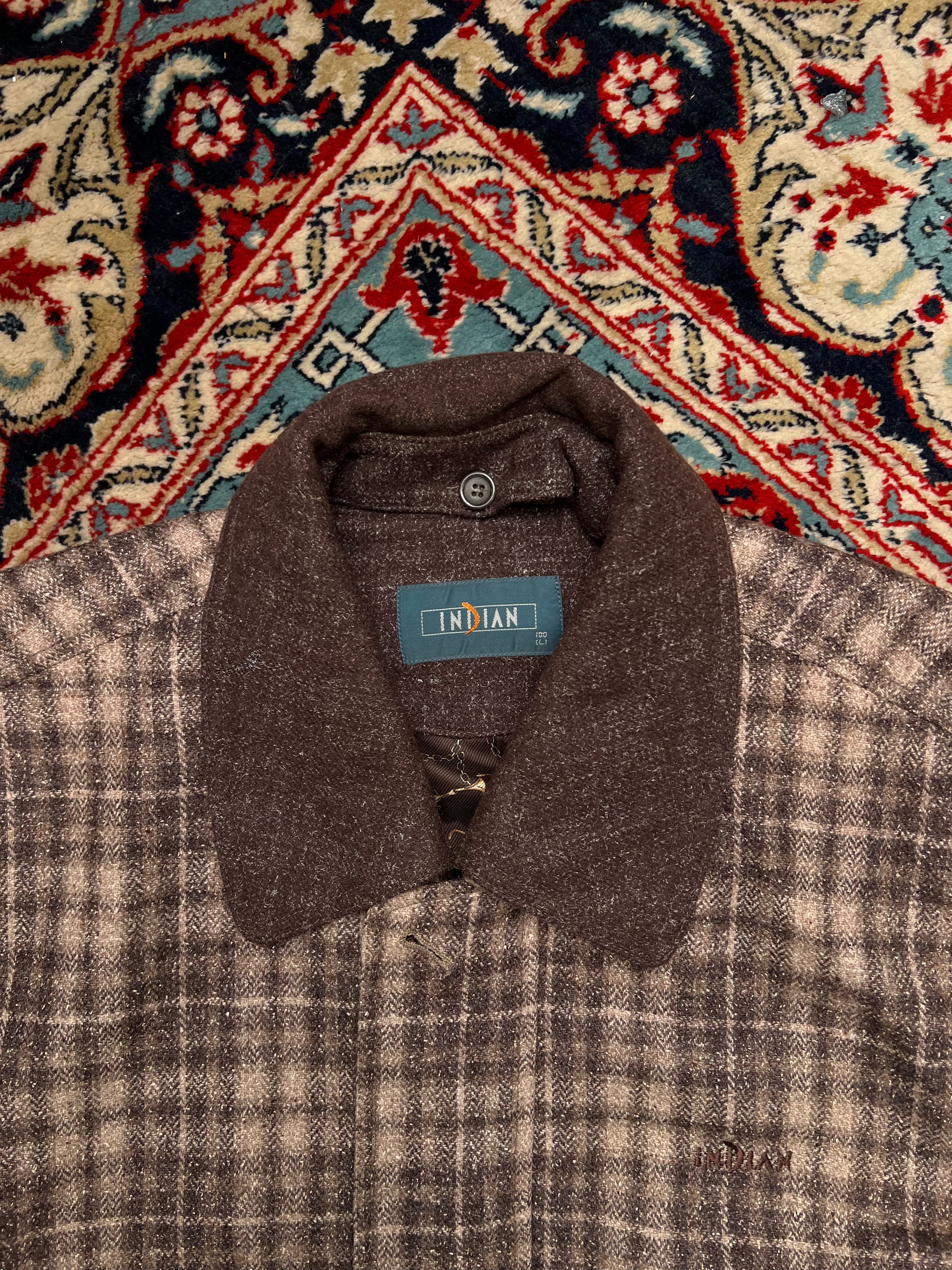 Indian WOOL RELAXED CROPPED FIT JACKET