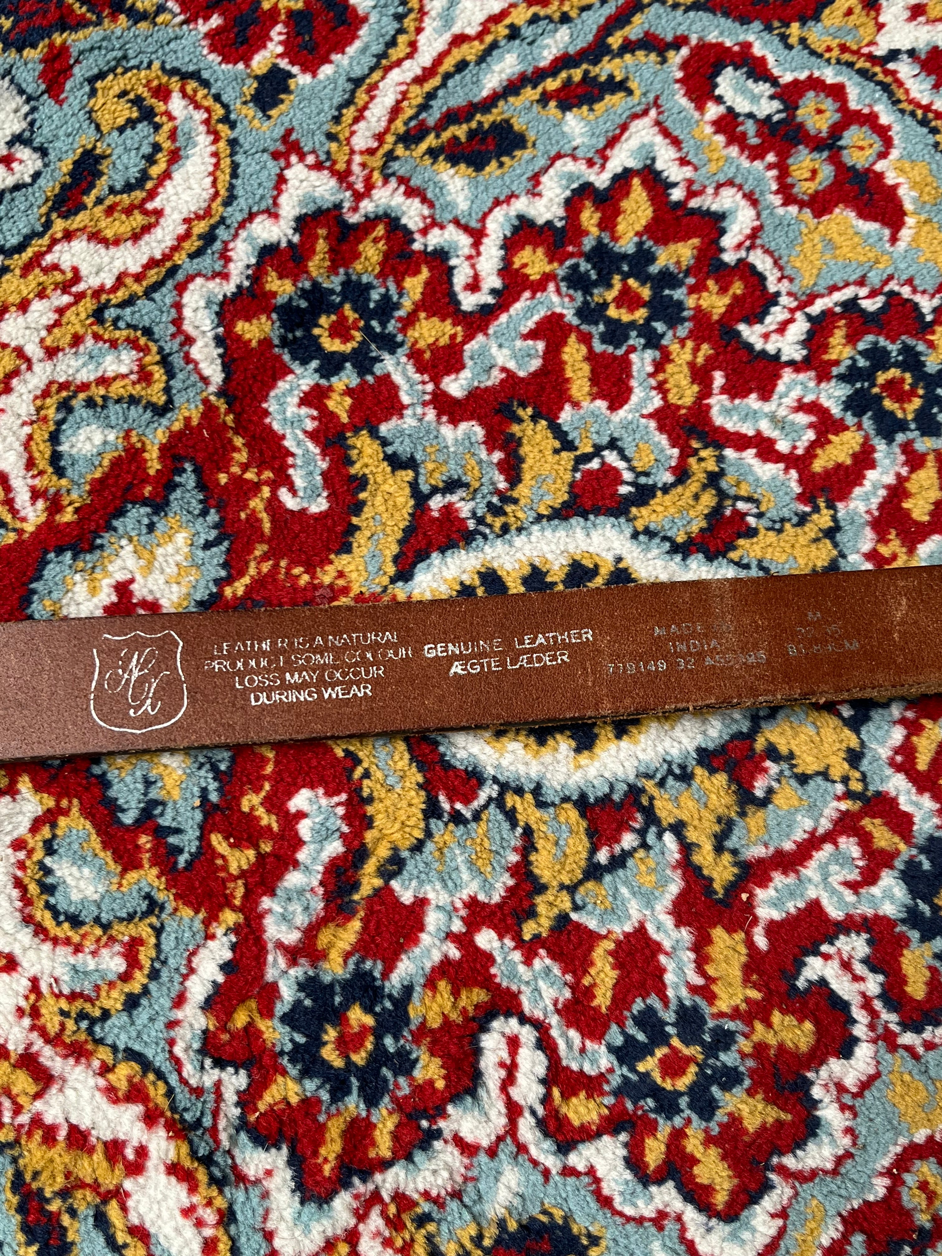 Brown Genuine Leather Belt Veg Tanned Made In India