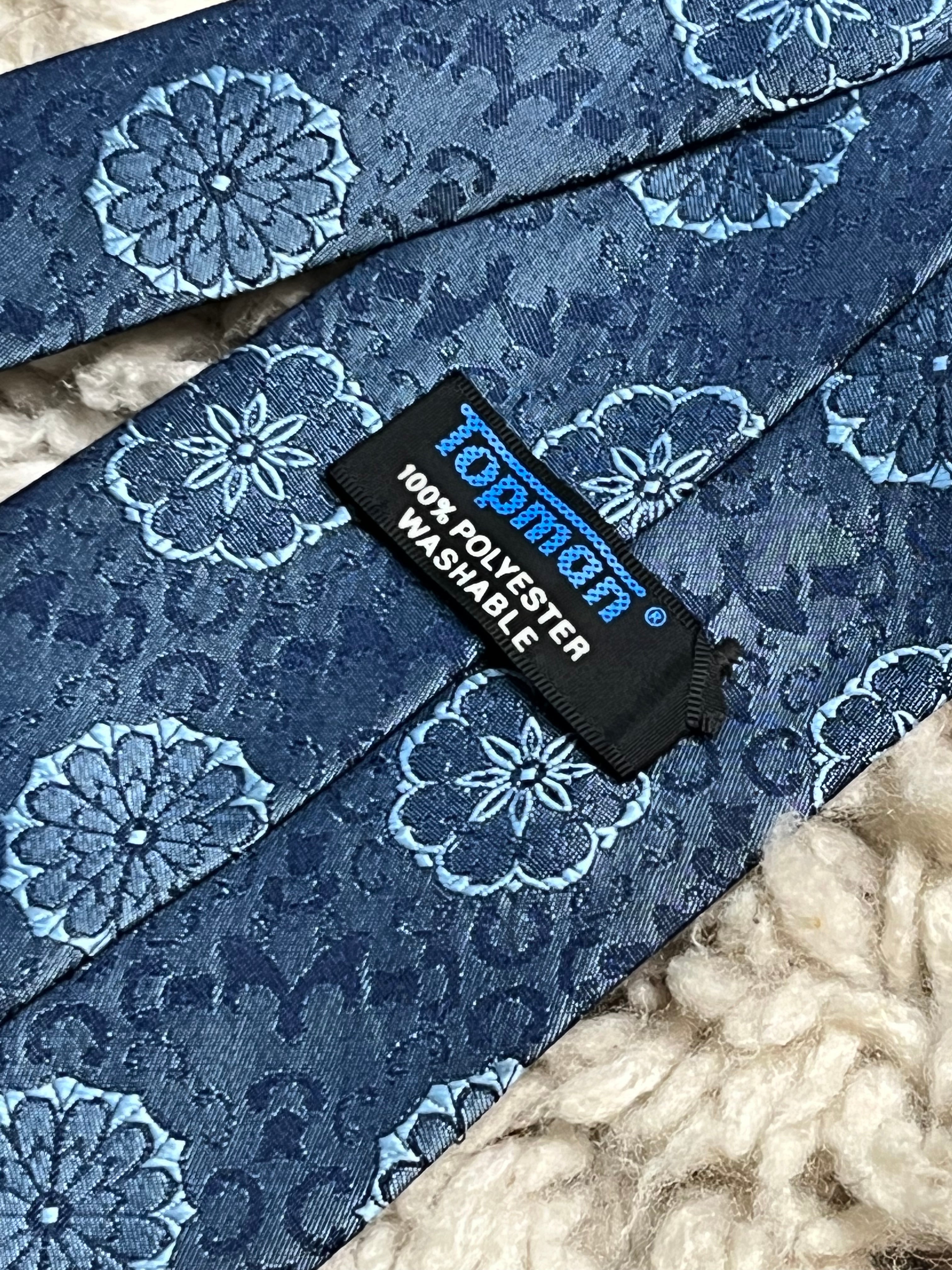 TOPMAN PRINTED POLYESTER TIE