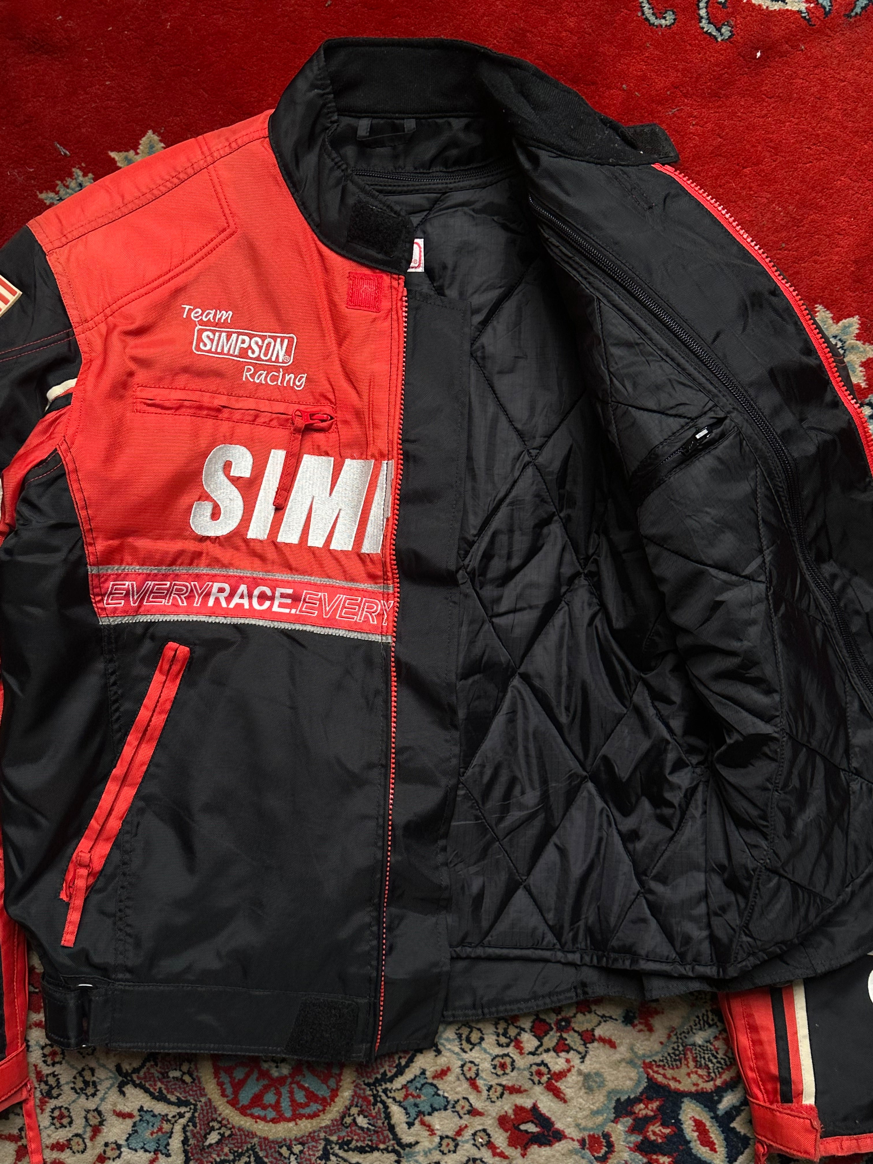 VINTAGE SIMPSONS RACING TEAM RIDERS JACKET