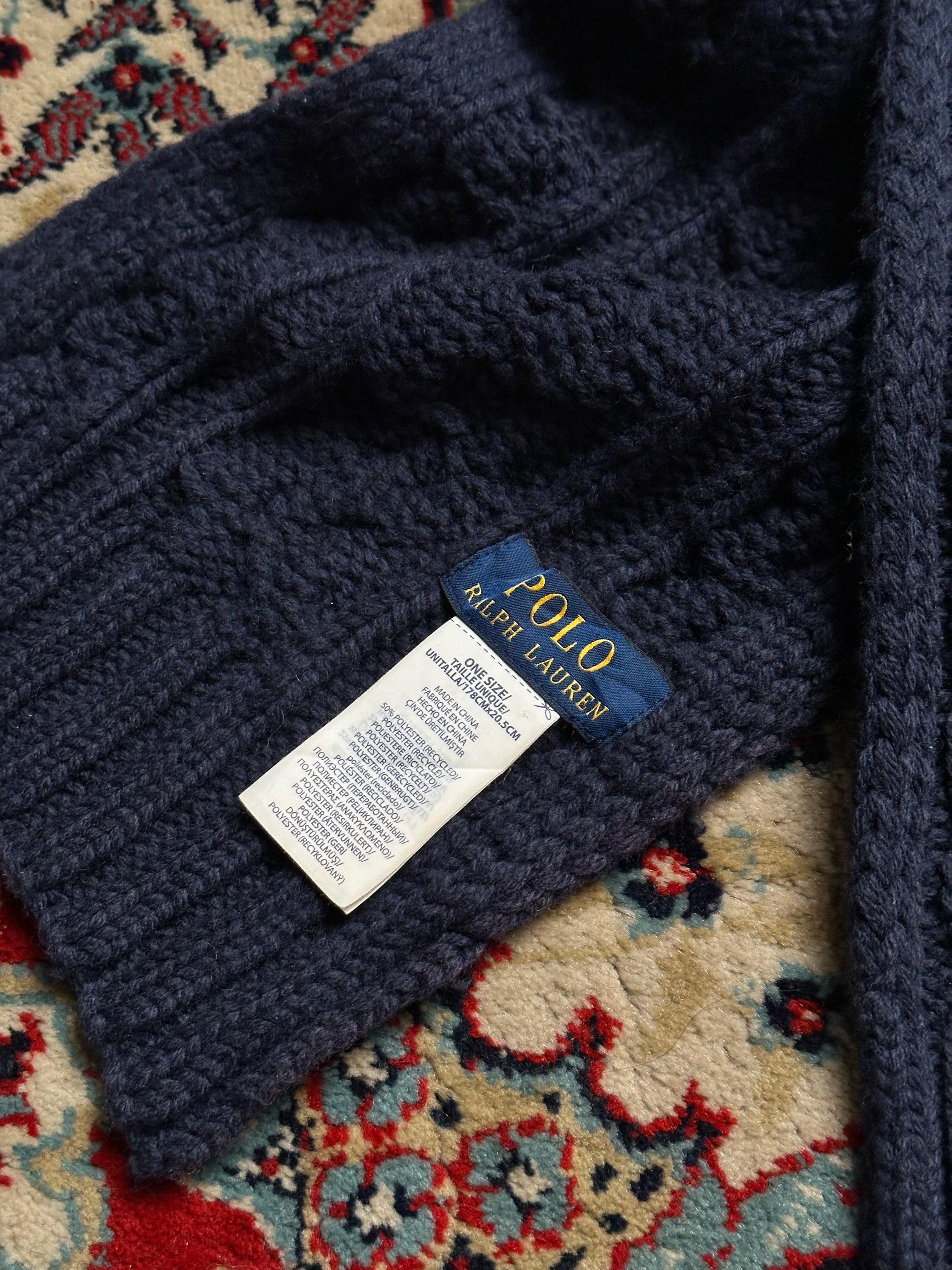 POLO RALPH LAUREN CABLE KNIT SCARF