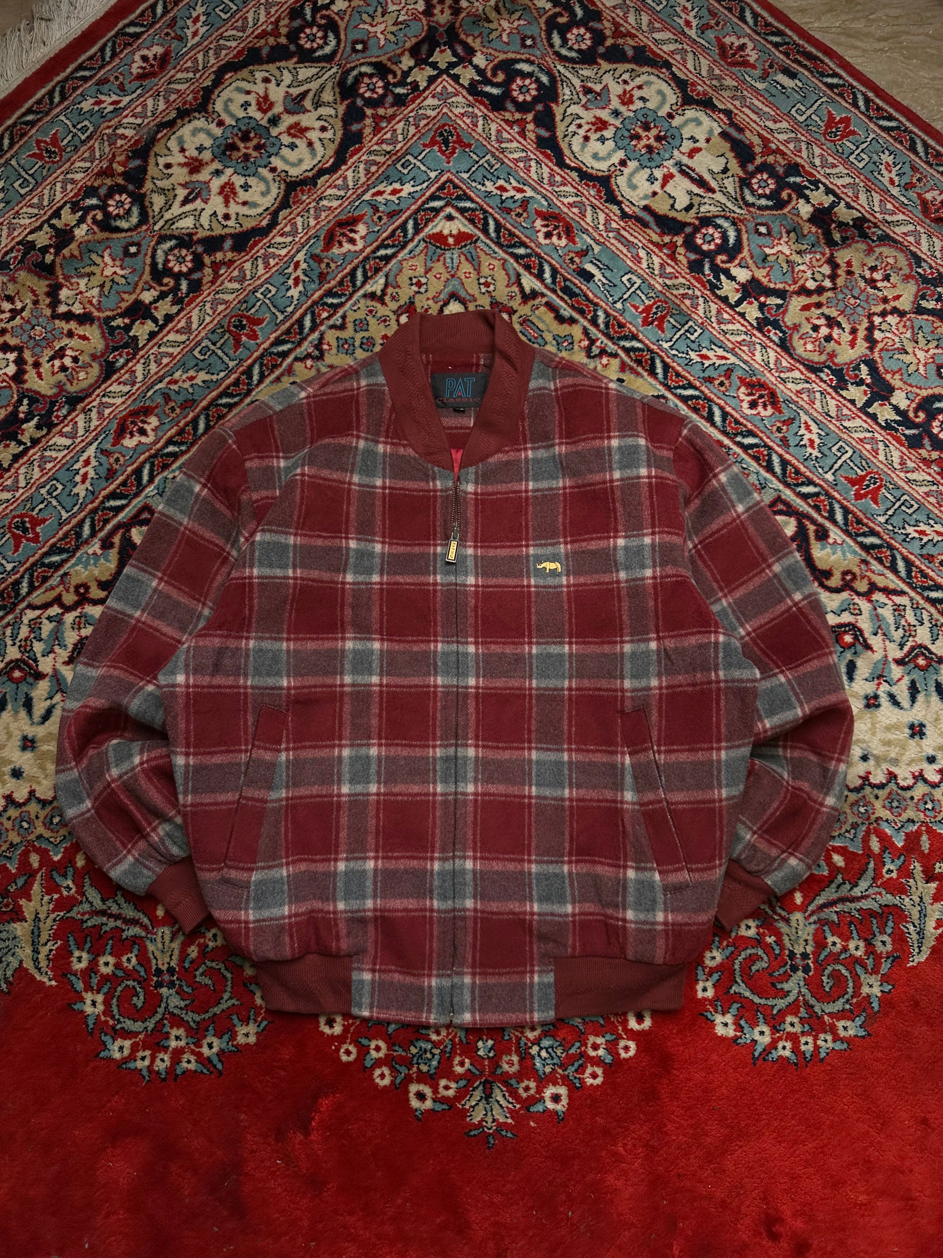 PAT VINTAGE RELAXED FIT WOOL BOMBER JACKET