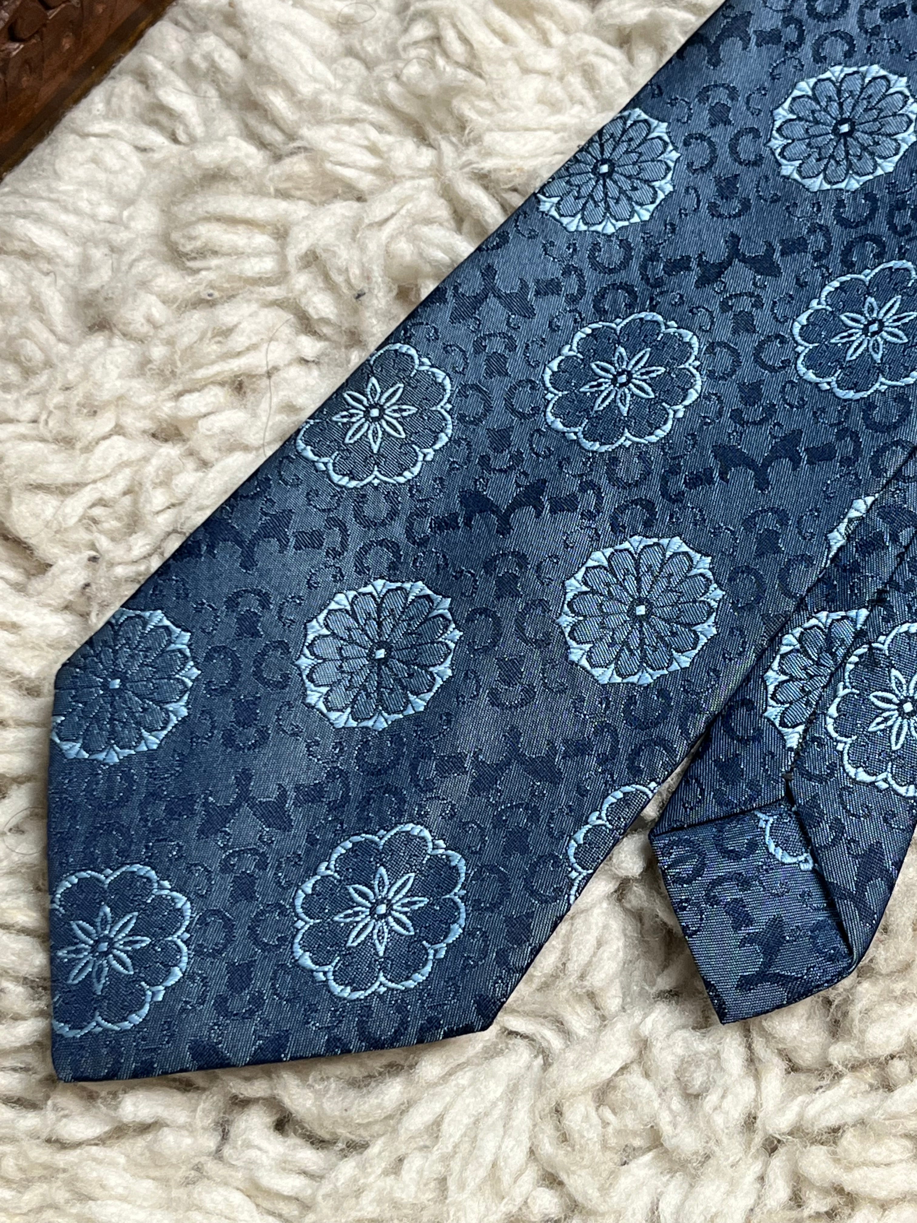 TOPMAN PRINTED POLYESTER TIE