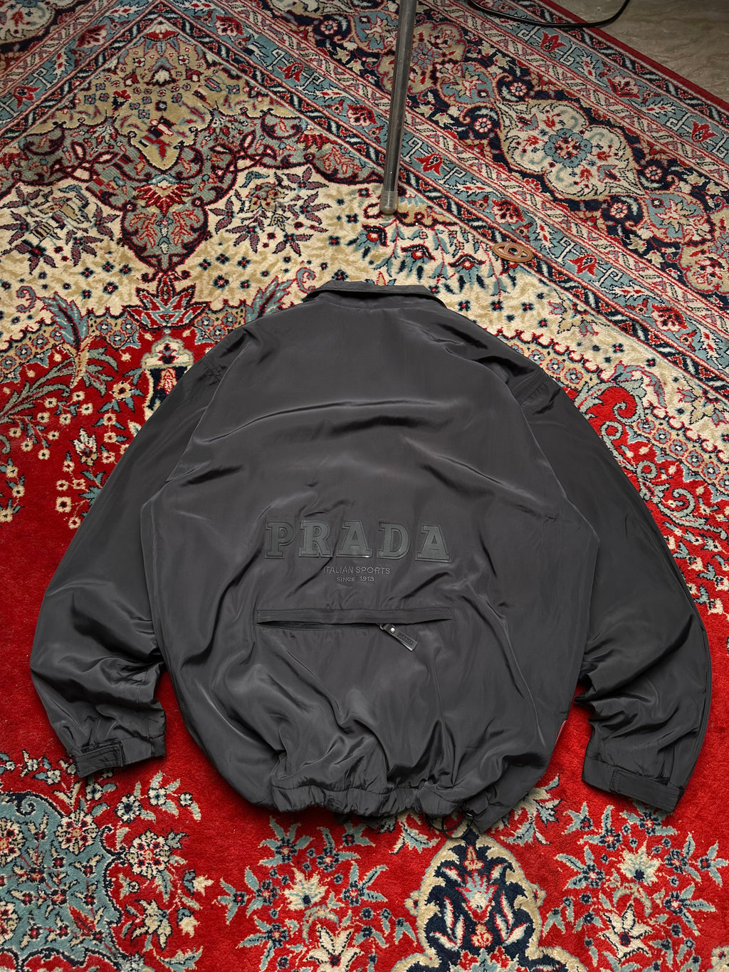 PRADA VINTAGE RELAXED BOXY FIT TRACK JACKET