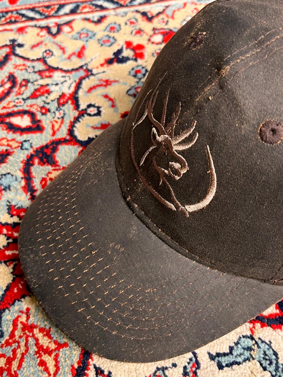 Rocky Mountain Elk Foundation RMEF Waxed Cotton Brown Hunting Baseball Cap
